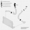 VAG 1K0145838AA Charger Intake Hose